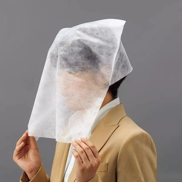 Anti-Smudge Disposable Fitting Room Bags, Fitting Capes, Non-Woven Fitting Masks for Women's Clothing Stores