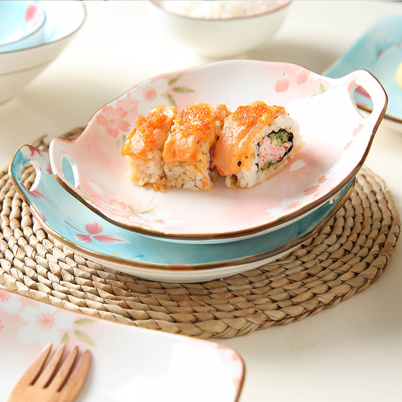 Mystery of jingdezhen dishes home eating utensils mercifully under the rainbow such as bowl dish fish dish Japanese ceramic glaze color