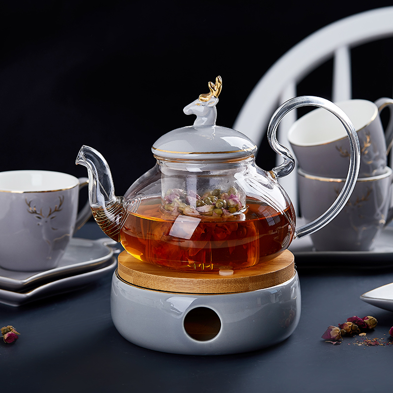 Nordic afternoon tea cups, coffee cups, small European - style key-2 luxury pottery cups and saucers suit household British contracted tea water