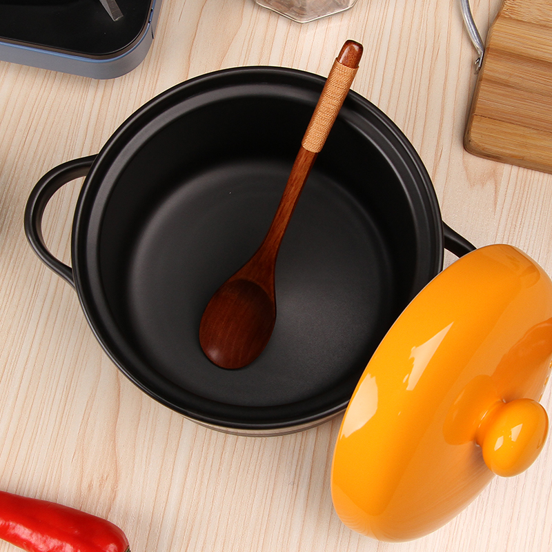 Casserole stew ceramic pot soup curing pot high - temperature flame deep soup pot, high - temperature soup pot stew pot seed stone bowl