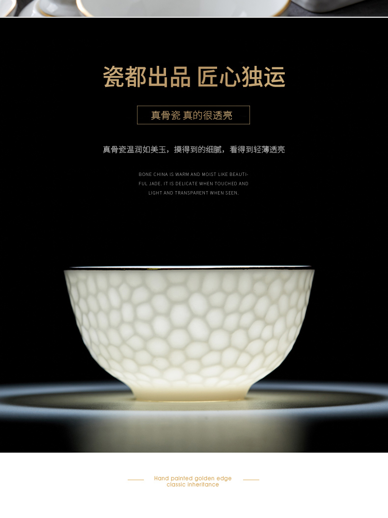 Dishes suit household European - style jingdezhen ceramic tableware simple Dishes fashion up phnom penh golf fuels the DIY