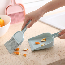 Desktop cleaning small broom mini sweeping table dust small broom dustpan set student children kindergarten brush