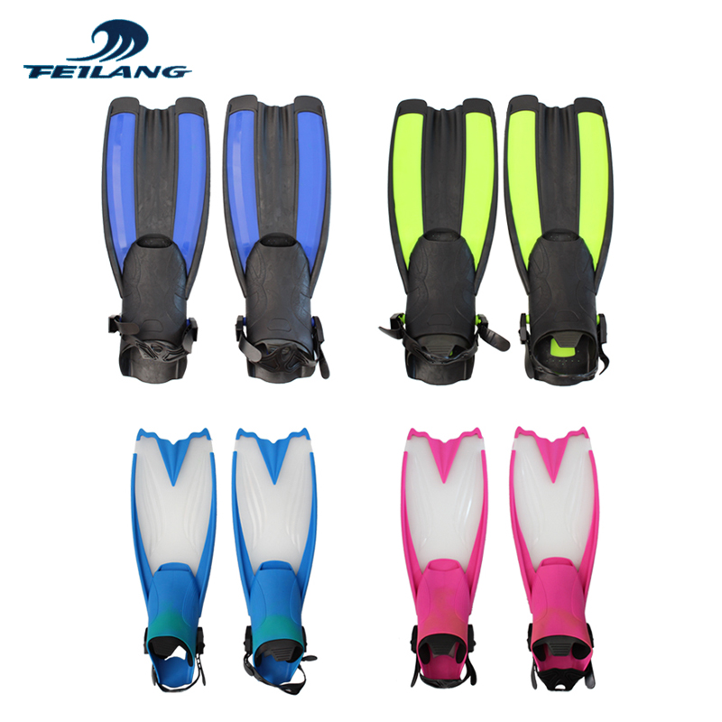 Faira FEILANG Professional board reinforced diving footbed frog palm adjustable TPR footed webbed