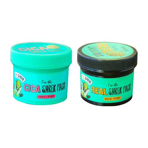 Слайм, отшелушивающая зеленая отрывная маска для лица, Южная Корея, монстрик