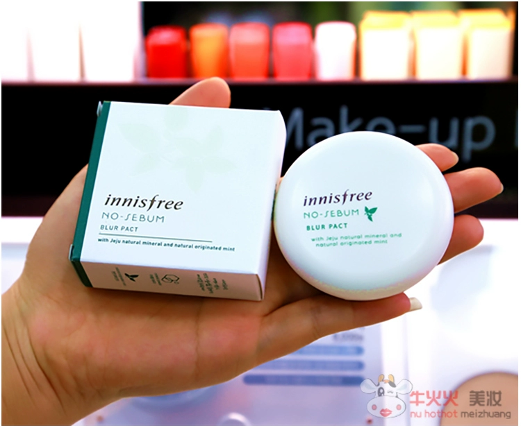 Không trang điểm! Hàn Quốc innisfree 悦 诗 风 吟 控油 Bột khoáng bột lỏng lâu dài che khuyết điểm trang điểm