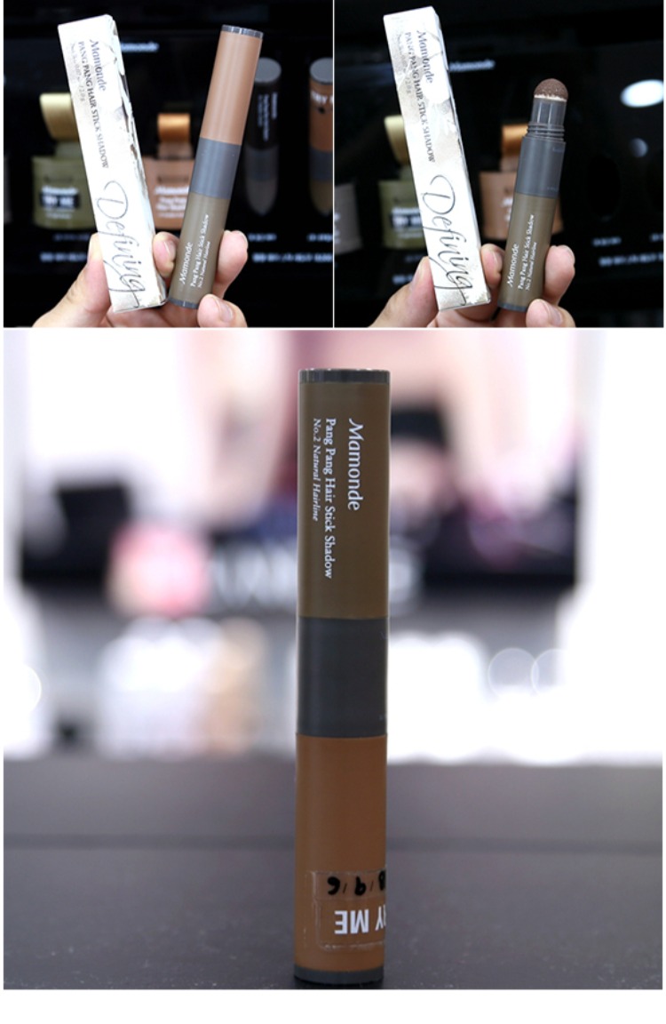 Giấc mơ Hàn Quốc mới Trang điểm Hairline Sửa chữa Năng lực Shadow Powder Stick Filling Hair Powder Bổ sung highlight đánh sống mũi