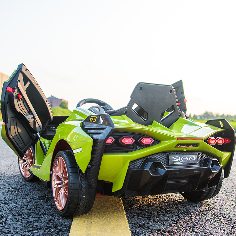Lamborghini children's electric car four-wheeled toy car can sit children baby baby remote control sports car