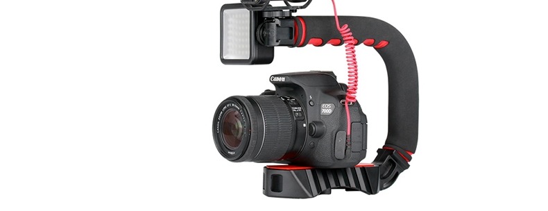 U-SLR chụp cầm tay ổn định điện thoại Vlog thỏ sống lồng C-type neo khung máy ảnh chụp ảnh với bộ phim - Phụ kiện máy ảnh DSLR / đơn chan may quay phim