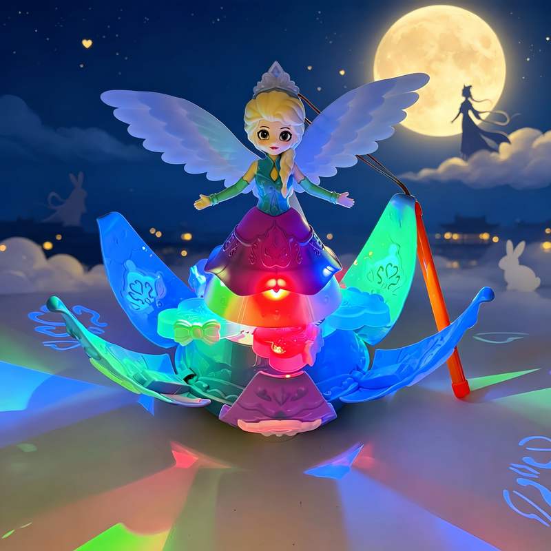 Halloween Gift for Girls: Rotating Dance Skirt with Projection of Blooming Hearts, Electric Snow Princess Music Lantern Gift Halloween Gift for Girls: Rotating Dance Skirt with Projection of Blooming Hearts, Electric Snow Princess Music Lantern Gift