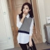 Áo cổ lọ búp bê nữ dài tay 2018 xuân mới Han Fan hoang dã thon thả cá tính áo dài nữ áo sơ mi nữ kiểu Mùa xuân