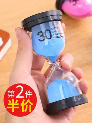 Hourglass timer children Time 3 5 10 30 ten five minutes half an hour brushing anti-drop funnel sand bottle