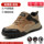 Men's labor protection shoes, anti-smash and anti-puncture, winter insulated, lightweight steel toe, old protection belt, steel plate, construction site work safety