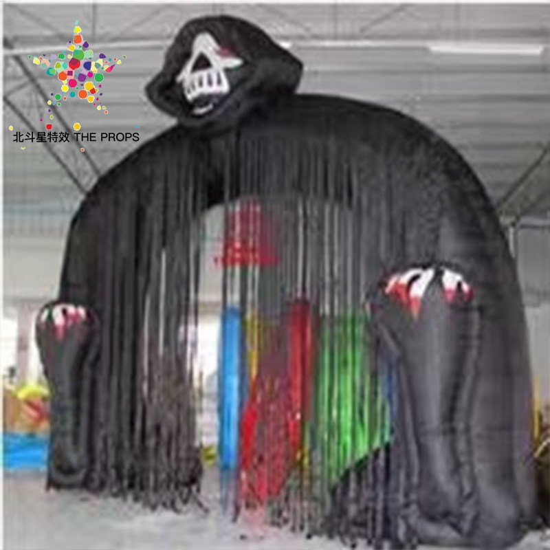 Halloween inflatable arch ghost inflatable colorful hanging ghost