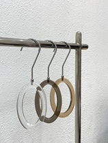 Креативные декоративные крючки из прозрачных кристаллов для магазинов одежды специальные акриловые кольца и крючки для магазинов легкой элитной женской одежды.