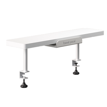 Simple Study Desk with Elevated Storage Shelf, Home Storage Reading Rack, Detachable Bookshelf, Layered Desktop Heightening Shelf