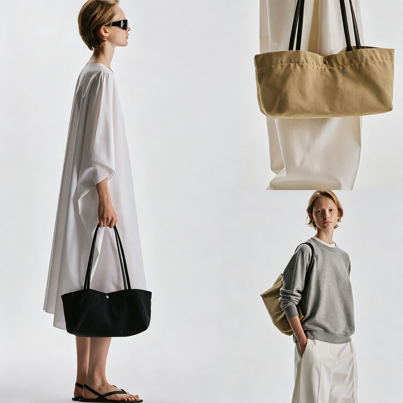Hot Girl Idaho Tote Bag Row Style New Canvas Bag Long Handle Underarm Shoulder Bag Large Capacity Commuter Bag Hot Girl Idaho Tote Bag Row Style New Canvas Bag Long Handle Underarm Shoulder Bag Large Capacity Commuter Bag