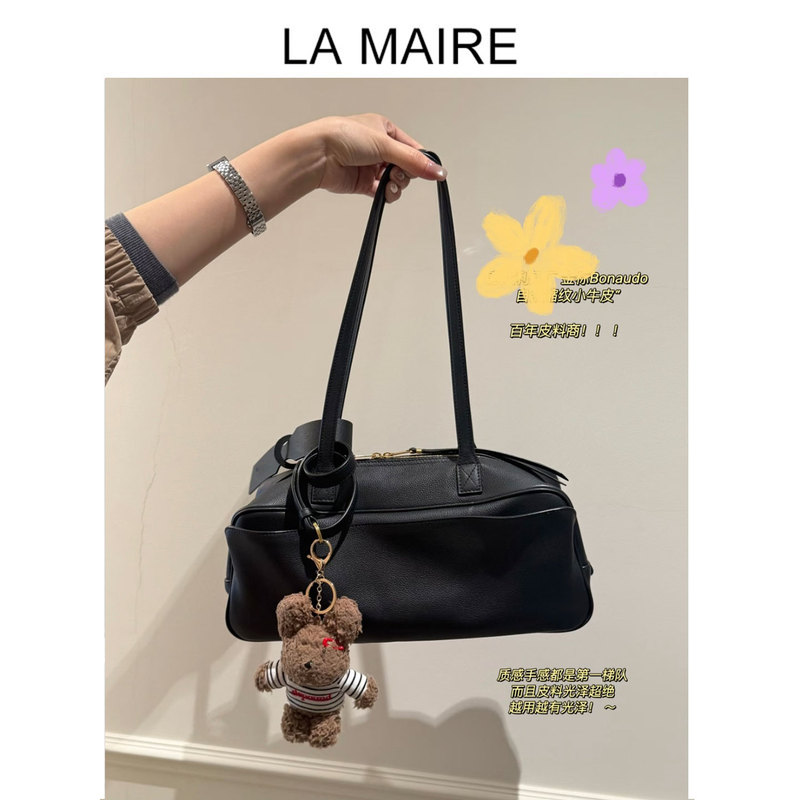 Hot Girl Imported Leather Carrie Bowling Bag Large Capacity Underarm Bag Boston Pillow Bag Single Shoulder Handbag Hot Girl Imported Leather Carrie Bowling Bag Large Capacity Underarm Bag Boston Pillow Bag Single Shoulder Handbag