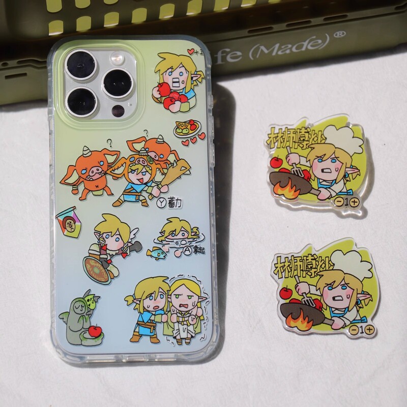 Suitable for Apple, Oppo, Honor, Vivo, Xiaomi Plus, Huawei, Iqoo, Redmi 16 Pro Max Full Coverage iPhone 7 Phone Case, Hyrule Daily Zelda Fan-Made Magnetic Magsafe Case