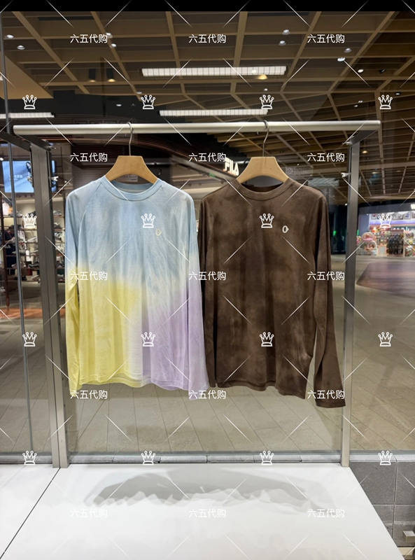 A0263Ts14 Original Genuine Product from the Store, Autumn 26 Women's Cloud-Dyed Merino Wool Long-Sleeve T-Shirt 1350