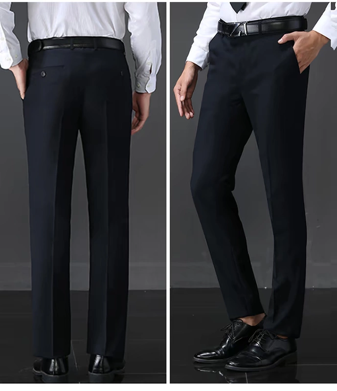 Quần phù hợp với nam quần mỏng nam mùa hè mỏng kinh doanh phù hợp với quần thẳng quần nam - Suit phù hợp