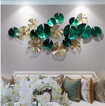 New Chinese Wall-mounted Wall Decoration Living Room Iron Art Pendant Bedroom Wall Metal Hangings Home Decoration Solid Wall Decoration