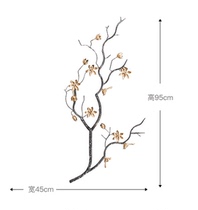 New Promotion Iron Art Wall Decoration Living Room Background Wall Pendant Woods Small Bird Painting Decoration Wall-mounted Bar Wall View