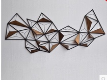 Iron Art Wall Trim Wall Pendant Creative Minima Wall Accessories Home Living Room Wall Decorations WALL-HANGING