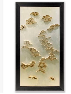 Modern Chinese Creative Three-dimensional Physical Device Painting Wall Decoration Wall Decoration Art Upscale Home Living Room Handmade Painting