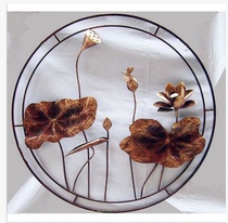 Creative Lotus Wall View Wall Decoration Iron Art Wall View Wall-mounted Living Room Hotel Clubhouse Wall Decoration Wall View