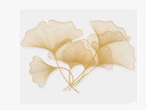 TV background wall Wall Decoration Creative Living Room Dining Room Wall Decoration Pendant GINKGO WALL DECORATION IRON ART WALL DECORATION