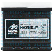 Italian MIDAC battery 12V (battery) HERMETICUM communication emergency ship original import