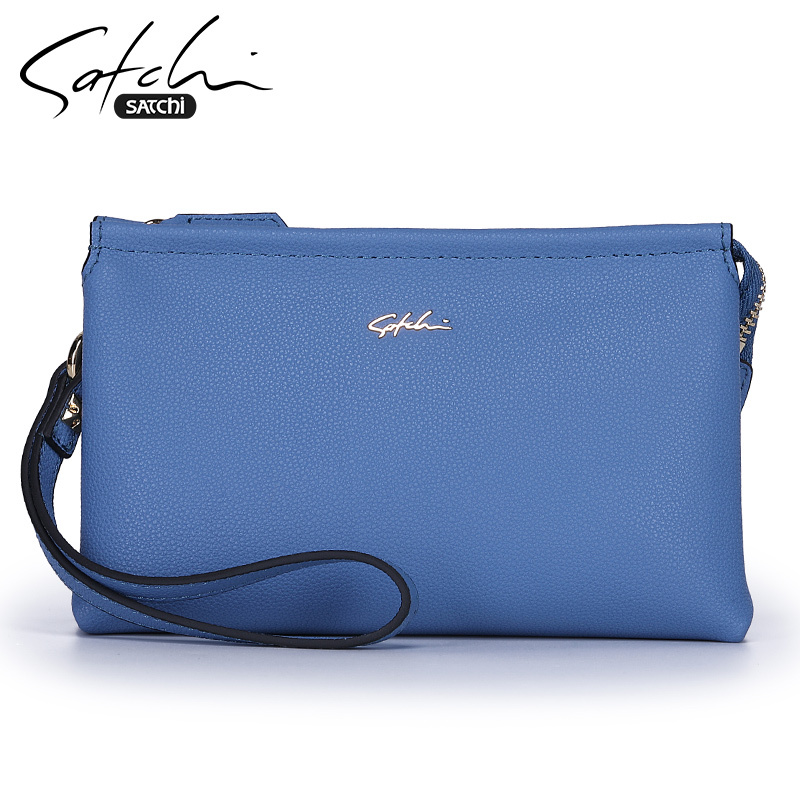 Sachi Women's Wallet, Long Leather Zipper Wallet, Simple Large-Capacity Clutch, European and American Fashion Multi-Functional Clutch Bag Sachi Women's Wallet, Long Leather Zipper Wallet, Simple Large-Capacity Clutch, European and American Fashion Multi-Functional Clutch Bag