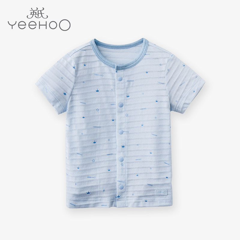 YEEHOO Ying's male and female baby's home conserved underwear child short sleeve T-shirt 174025174037