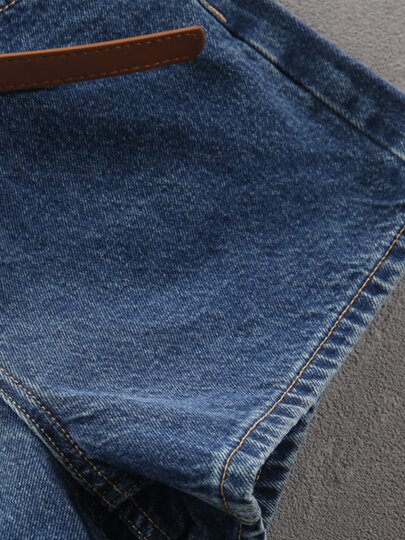 High-waisted denim shorts for women summer a-line loose wide-leg 2025 spring new small European casual hot pants