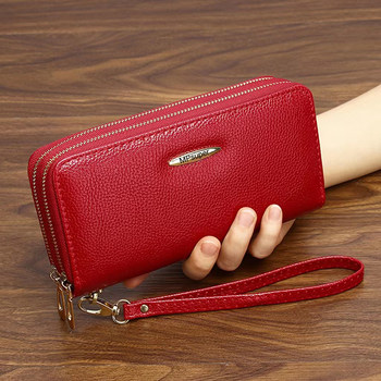 New clutch bag women's long zipper wallet large capacity korean version card bag coin wallet