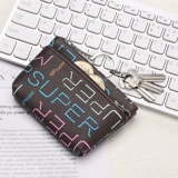 Маленькие монеты, сумка через плечо, ультратонкая маленькая сумка клатч, короткий кошелек, ключница, картхолдер