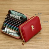 Картхолдер, антимагнитная маленькая сумка через плечо, вместительные и большые изысканные карточки с молнией, бумажник, анти-кража