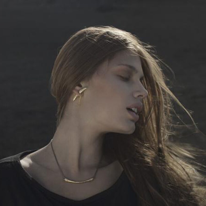 (Qiujia) Big brand wishbone personalized collarbone necklace European and American foreign trade original single jewelry new