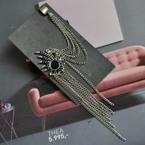 Autumn Home American and American Ins Hong Kong Dark Black Ensemble Cool Feeling Black Drill Stray Sueared Earrings Earrings Earrings Earrings Earrings Earrings Earrings Earrings Earrings Earrings Earrings Earrings Earrings Earrings Earrings