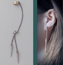 (autumn home) punk wind rivet ear bone clamping ear nail nail and American foreign trade original single ornament