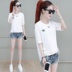 Mùa hè ngắn tay áo thun nữ 2020 mới mùa hè váy áo khoác Hàn Quốc phiên bản lỏng lẻo khí kích thước nhỏ t-shirt thủy triều 