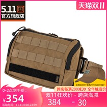 5 11 tactical running bag 511 new waterproof wear-resistant bag multifunctional chest bag outdoor portable shoulder bag 56573