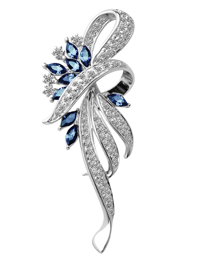 Violet Star Light Luxury Brooch High-End Women's Exquisite Brooch Suit Pin 2025 Birthday Gift