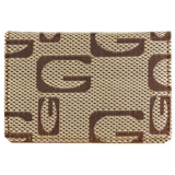 Comix A1570 Brocade Portable Business Clip Clip Busins ​​Box Jinzhi Series Magnetic Brown