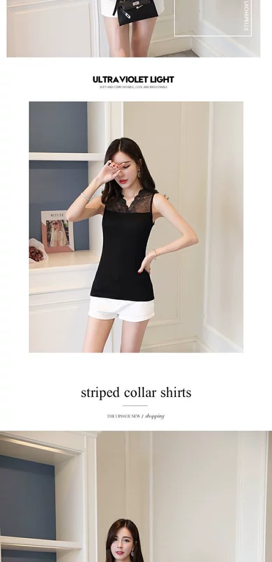Camisole của phụ nữ chạm đáy áo sơ mi ngắn vest modal slim fit gợi cảm vest nữ