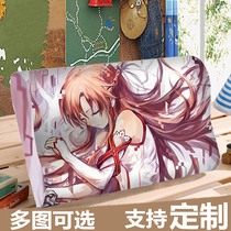 Sword God Yasna Memory Pillow Tongren Poetry is Latex Pillow Animation Student Sleeping Pillow Cover Around Neck