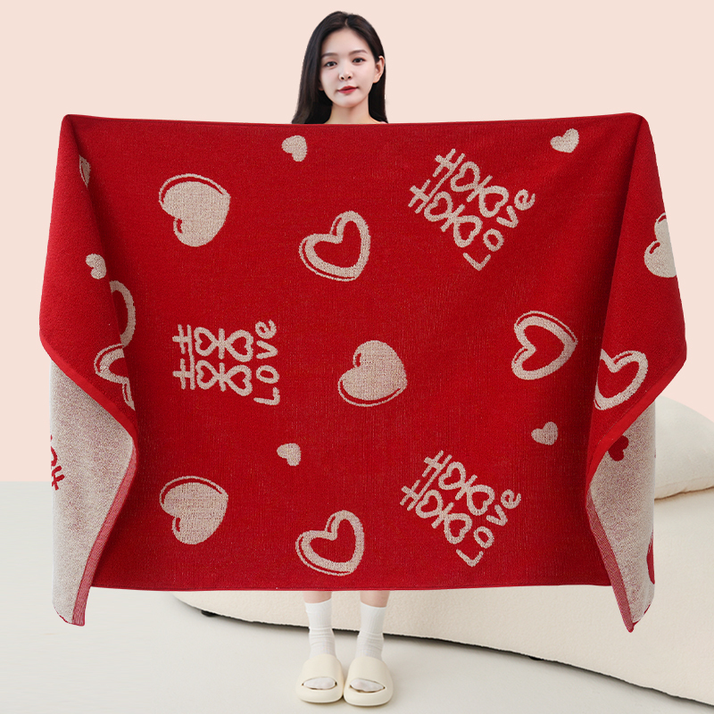 Wedding Bath Towel 2026 New Model All-Cotton Towel Four-Piece Set Red Wedding Dowry Gift Box for a Couple Souvenir Gift Wedding Bath Towel 2026 New Model All-Cotton Towel Four-Piece Set Red Wedding Dowry Gift Box for a Couple Souvenir Gift