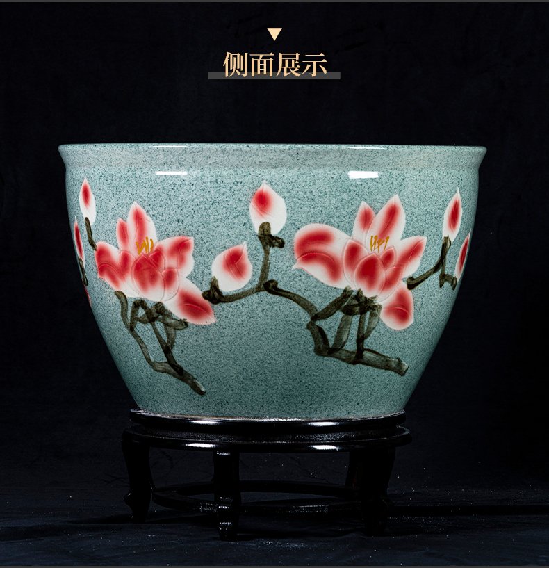 Jingdezhen ceramics aquarium by patterns home sitting room balcony is suing large courtyard landscape be born furnishing articles