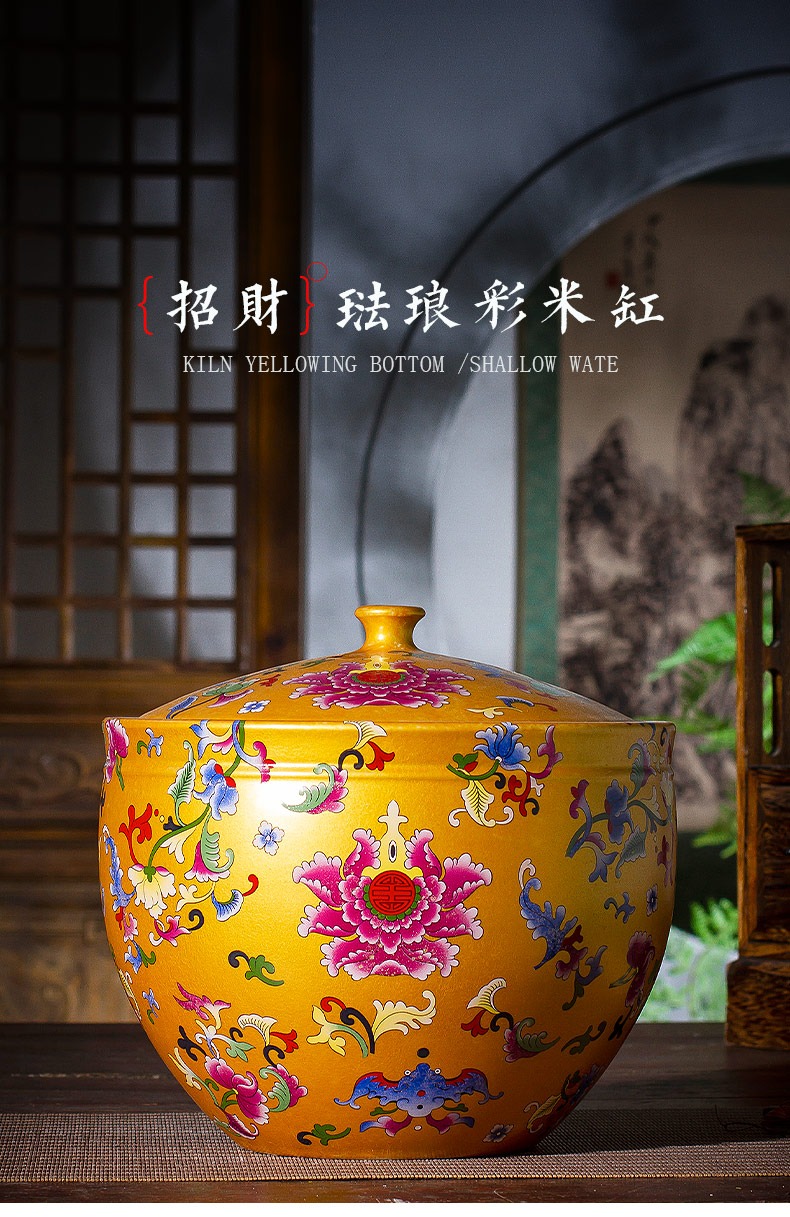 Jingdezhen ceramics cornucopia furnishing articles rich ancient frame home decorate the sitting room porch handicraft opening gifts