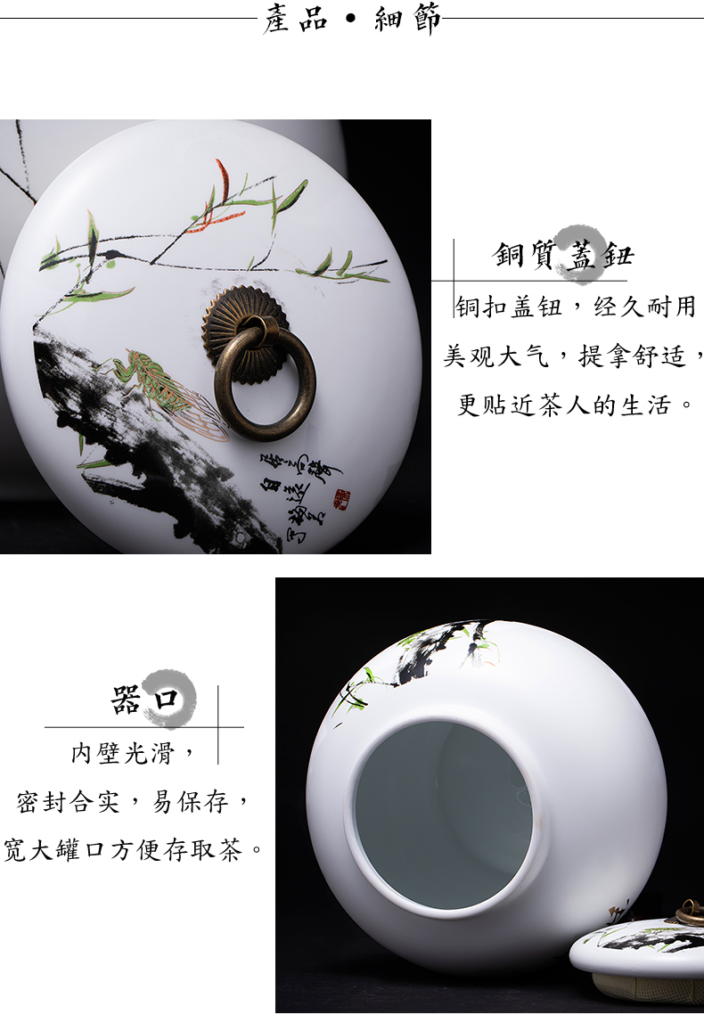 Jingdezhen ceramics white porcelain tea pot home a kilo who spinosa seal pot, tea, green tea a large